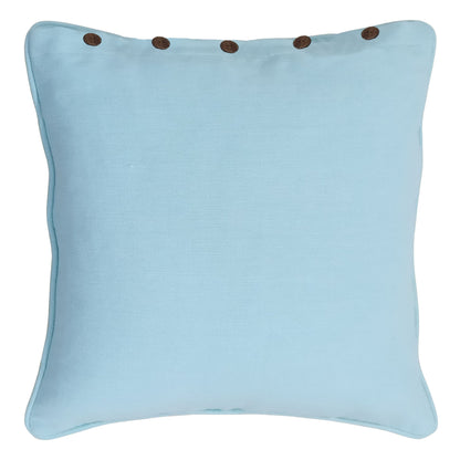 London Cushion Covers with Buttons 60 x 60 cm 100% Cotton.