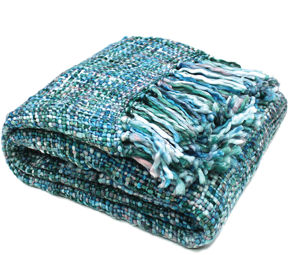 Oslo Summer\Winter acrylic weaved Woven Throws 127x152cm By Rans