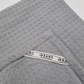RANS London Waffle Tea towels | Silver | Set of 3