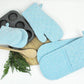 Herringbone Kitchen Oven Gloves | Single Oven Glove