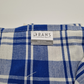 RANS Madrid Stripe & Check Tea Towels | 3 piece set | Cobalt Blue