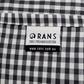 RANS Milan Tea Towels Check & Stripe Designs | 5 Piece Sets | BLACK