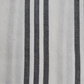 RANS Milan Tea Towels Check & Stripe Designs | 5 Piece Sets | BLACK