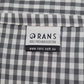 RANS Milan Tea Towels Check & Stripe Designs | 5 Piece Sets | CHARCOAL
