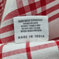 RANS Milan Tea Towels Check & Stripe Designs | 5 Piece Sets | RED
