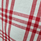 RANS Milan Tea Towels Check & Stripe Designs | 5 Piece Sets | RED