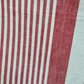 RANS Milan Tea Towels Check & Stripe Designs | 5 Piece Sets | RED