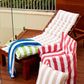 Stripy  Alfresco Director Chair Covers - Stripe Design - 100% Cotton.