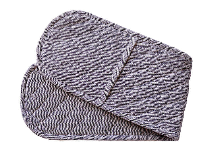 Herringbone Double Mitts 100% Cotton | Single Double Mitt