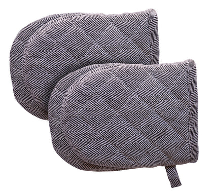 Herringbone Mini Gloves 2PC 100% Cotton