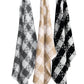 Polka Dots Tea Towels 100% Cotton - 3 piece set
